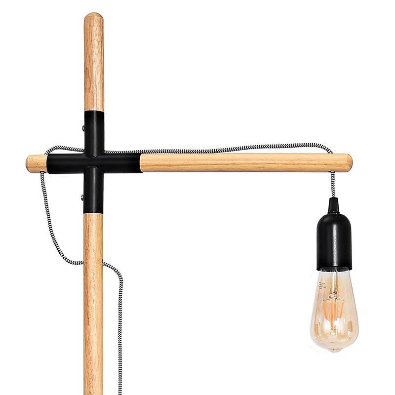 Houten vloerlamp "NATURAL WOOD". Houten vloerlamp "NATURAL WOOD".