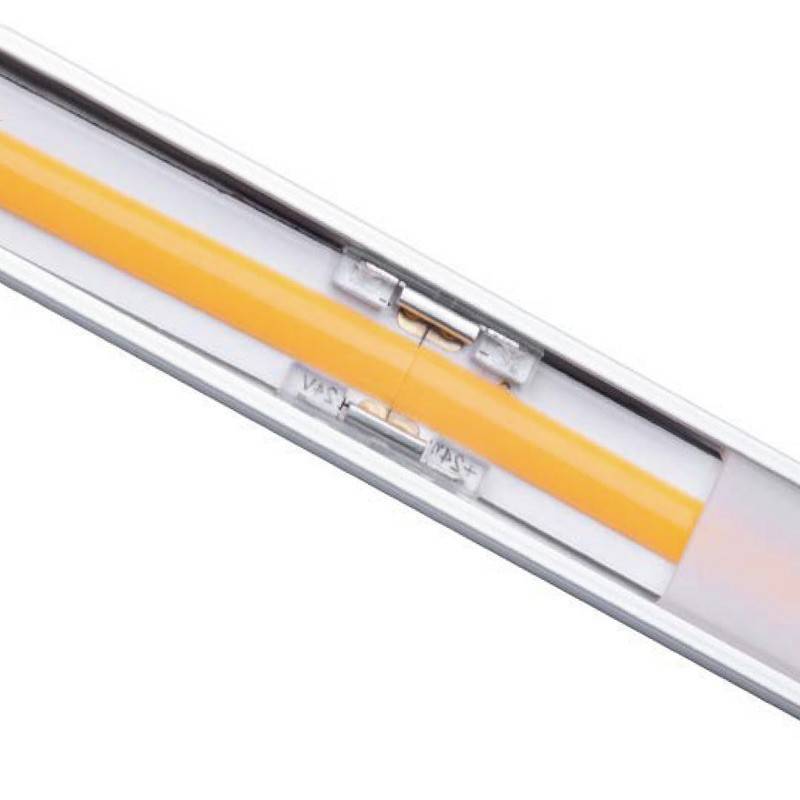 Snelkoppeling CLIP INVISIBLE 2 pins Strip-op-strip verbinding enkel kleur 8mm IP20