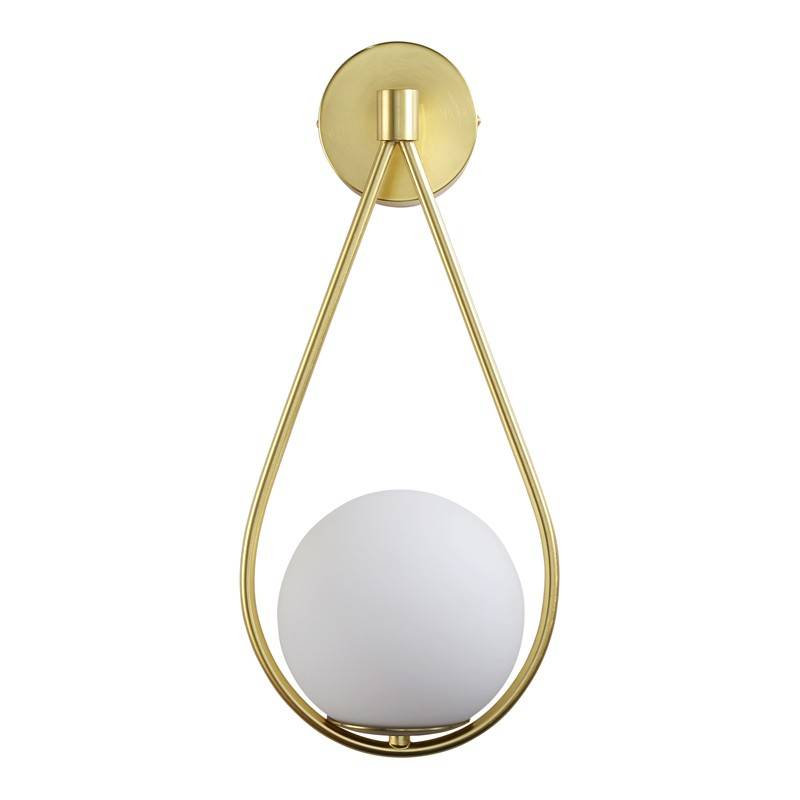 Glazen bol wandlamp "Clara". Glazen bol wandlamp "Clara".