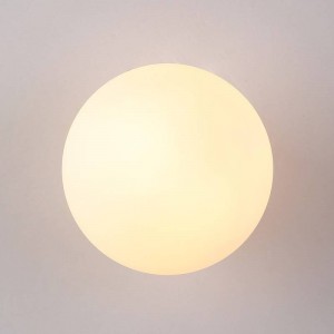 Glazen bol wandlamp "Rober".