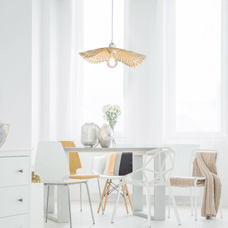 Rieten hanglamp "LISA". Rieten hanglamp "LISA".