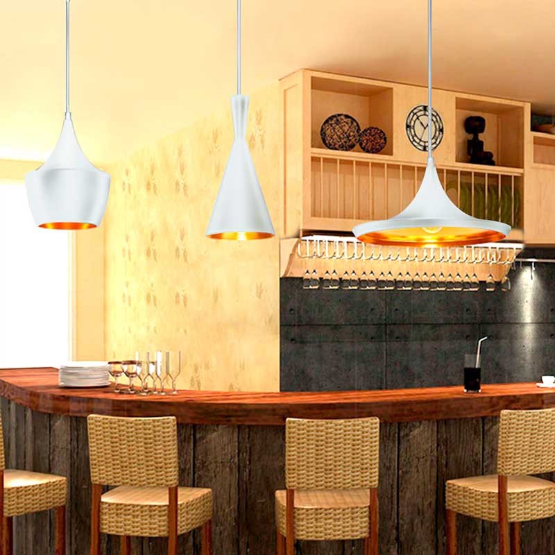 Set van 3 Scandinavische hanglampen "SOLVANG - HELGA - KOLDING".