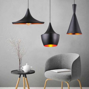 Set van 3 Scandinavische hanglampen "SOLVANG - HELGA - KOLDING".