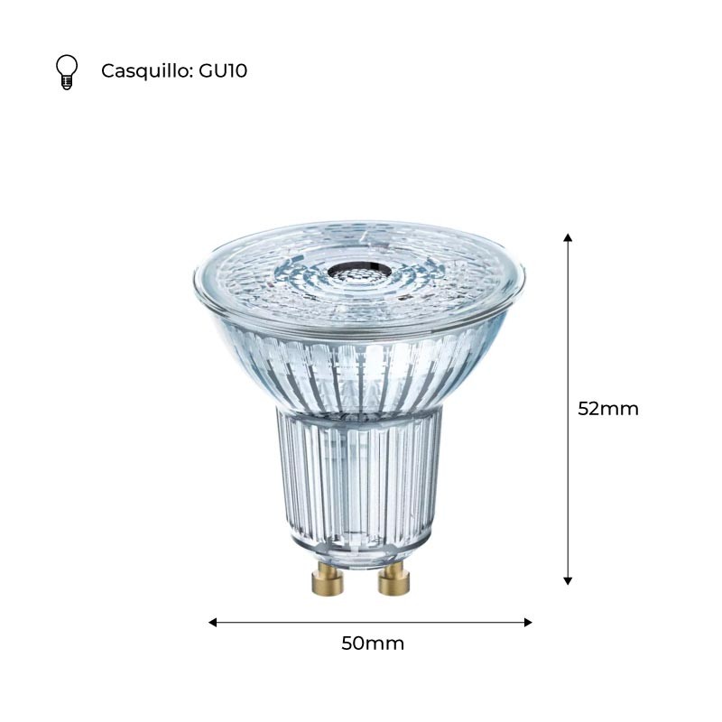 PARATHOM PRO PAR16 50 GU10 36° 6W 2700K gloeilamp
