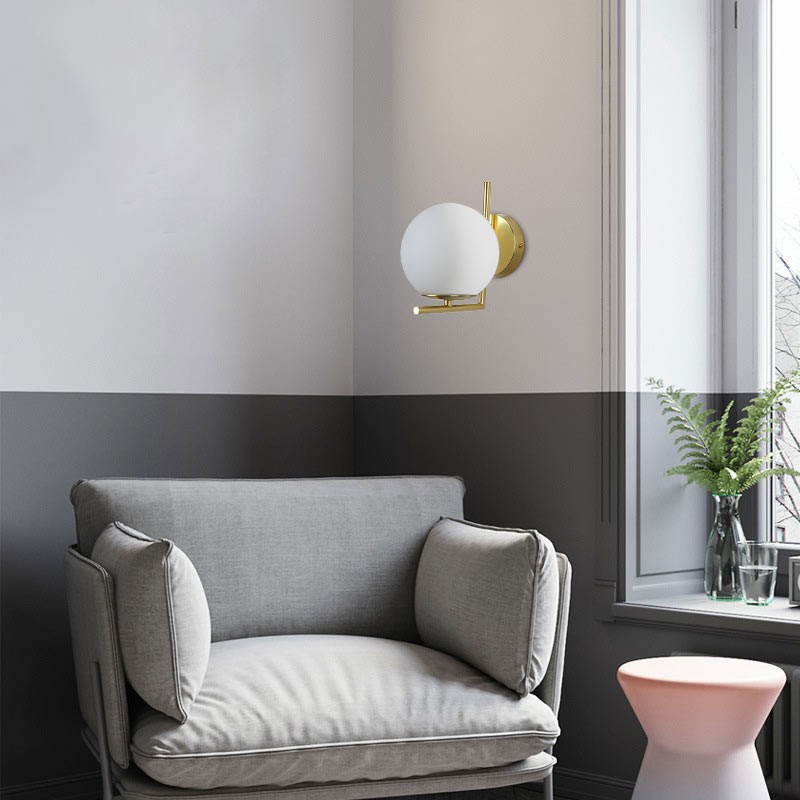 Wandlamp goud Wandlamp goud