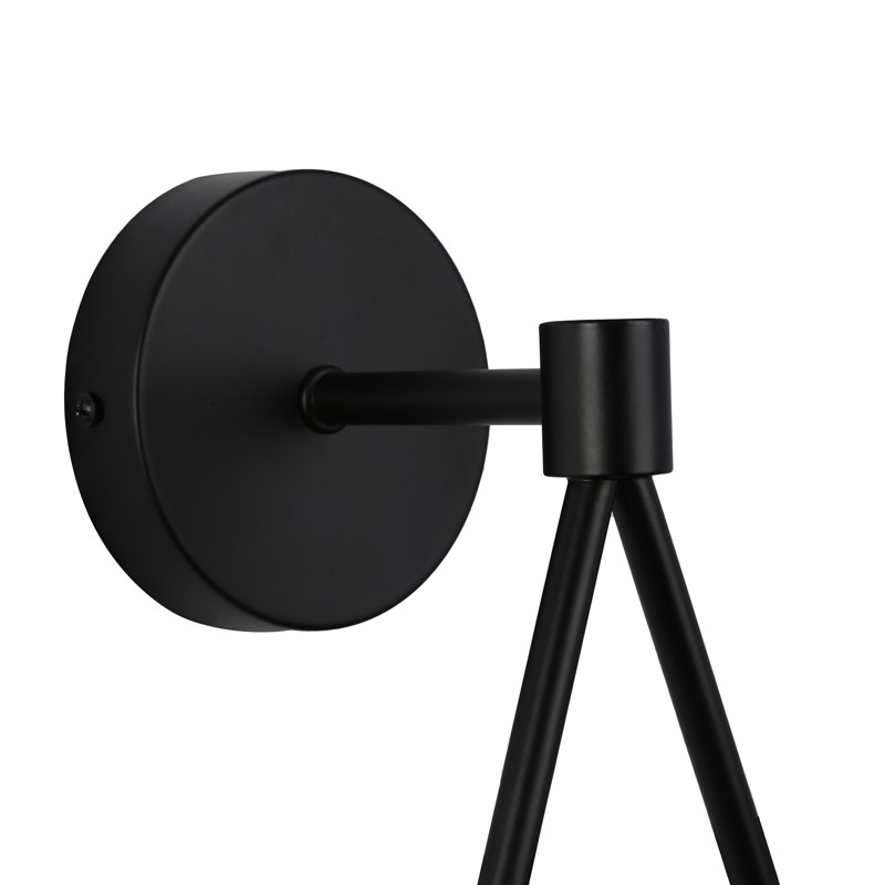 Clara" gouden glazen bol wandlamp