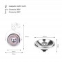 Set LED Track Spotlight 3 fase + LED-lamp AR111 GU10