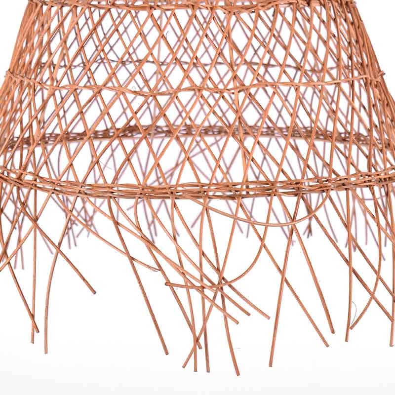 Rieten hanglamp "WILLOW