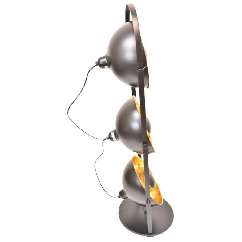 Copernico vintage lamp met drie gouden koppen E27 Copernico vintage lamp met drie gouden koppen E27