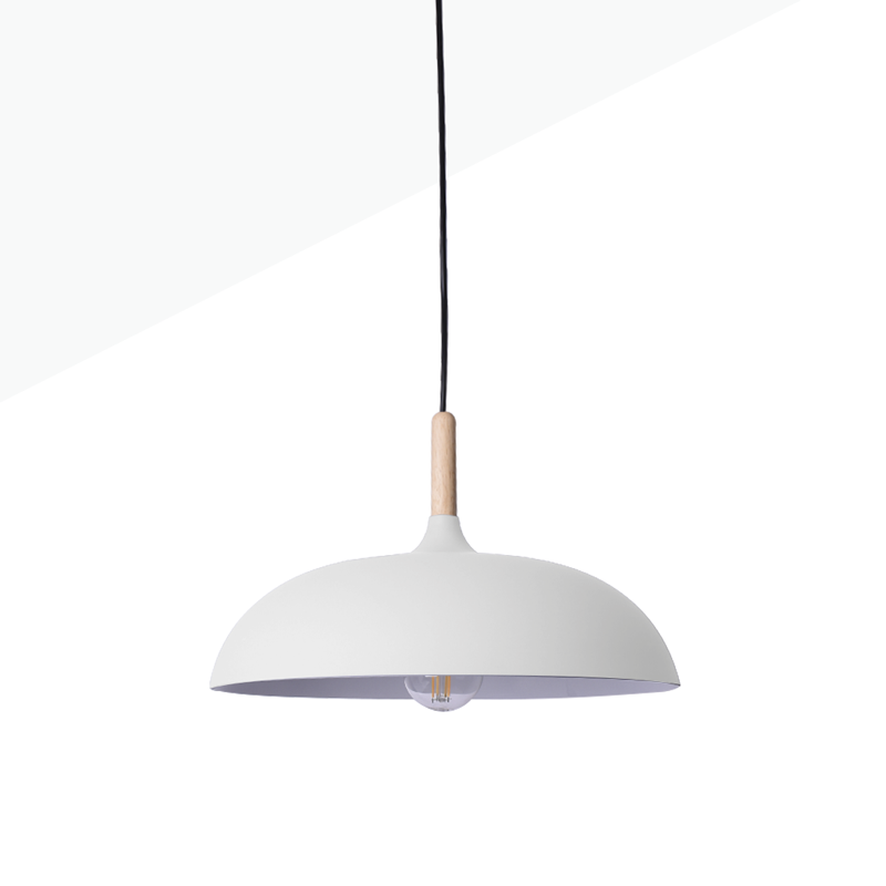 Ronde Houten Hanglamp "MELA" Modern E27
