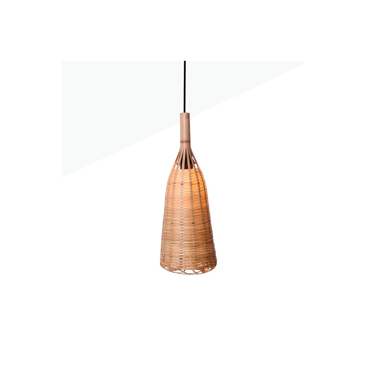 Boa rieten hanglamp E27