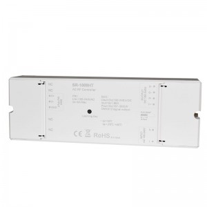 RGB dimmer controller 230V - 3 Kanalen - 1.6A/Kanaal - SUNRICHER RF/DMX Ontvanger - Perfect RF
