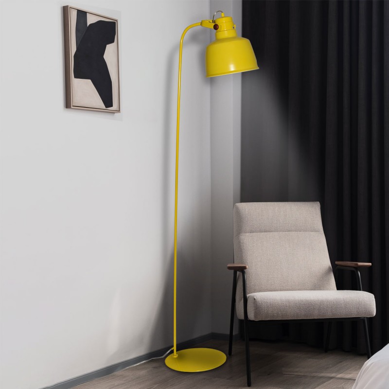 applicatiebeeld vloerlamp geel kleur 1