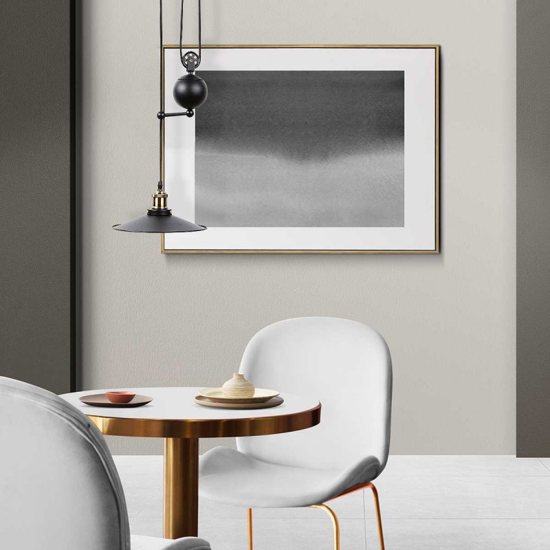 Industriële hanglamp katrol "CLOCK WORK". Industriële hanglamp katrol "CLOCK WORK".