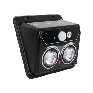 Buitenwandlamp op zonne-energie met PIR-sensor - 1W (2x0,5W) - IP44
