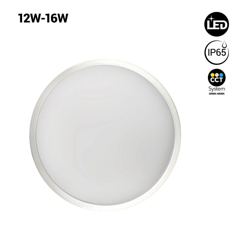 12W-16W IP65 CCT Ø30cm ronde LED plafondlamp 12W-16W IP65 CCT Ø30cm ronde LED plafondlamp