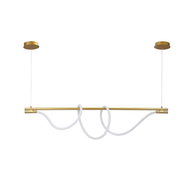 Moderne neon golvende hanglamp "Corda" - 360º - 45W - 3000K