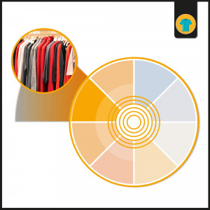 LED inbouwspot voor kleding- en retailwinkels - 44W - Philips driver - Zaagmaat Ø210 mm