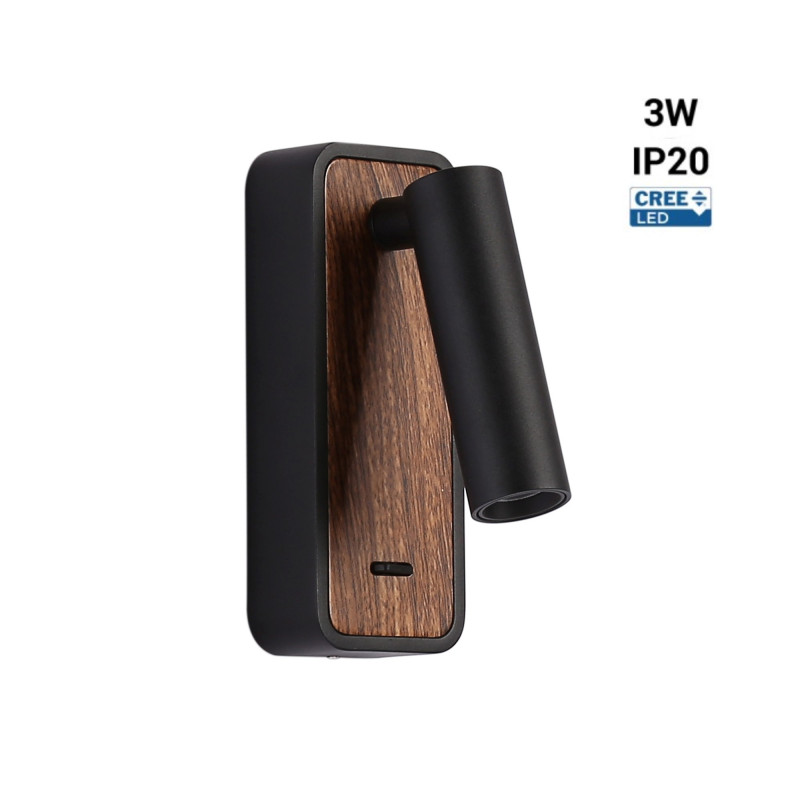 Irene" leeswandlamp - 3W - CREE chip Irene" leeswandlamp - 3W - CREE chip