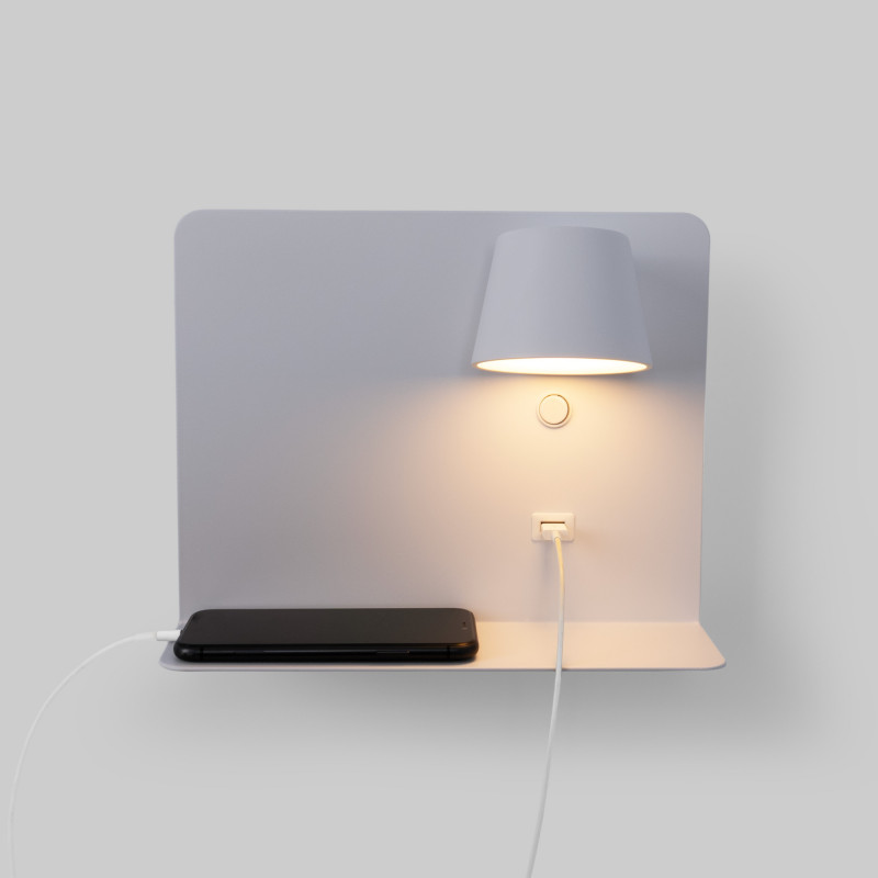 verstelbare wandlamp met usb-oplaadfunctie verstelbare wandlamp met usb-oplaadfunctie