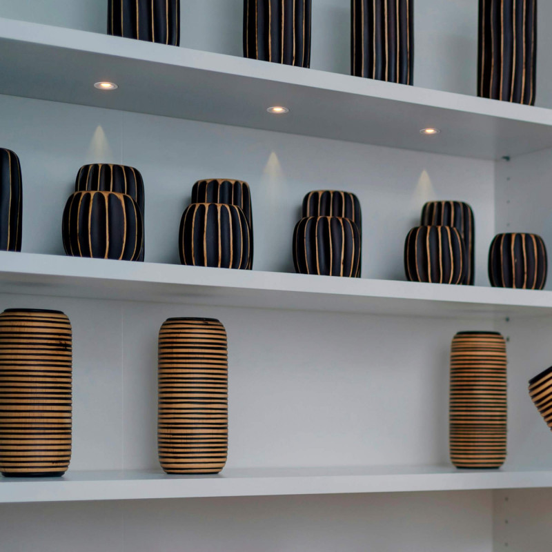 mini-downlight op planken mini-downlight op planken