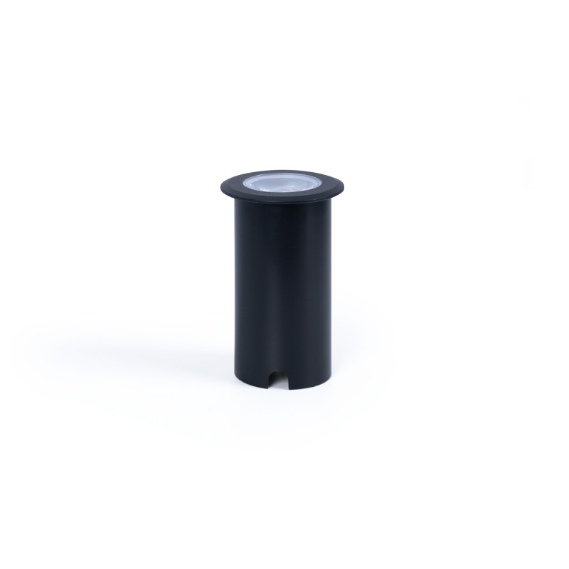 10W LED Grond Inbouw Zwaailamp - Warm Wit - IP67 - Kleur Zwart