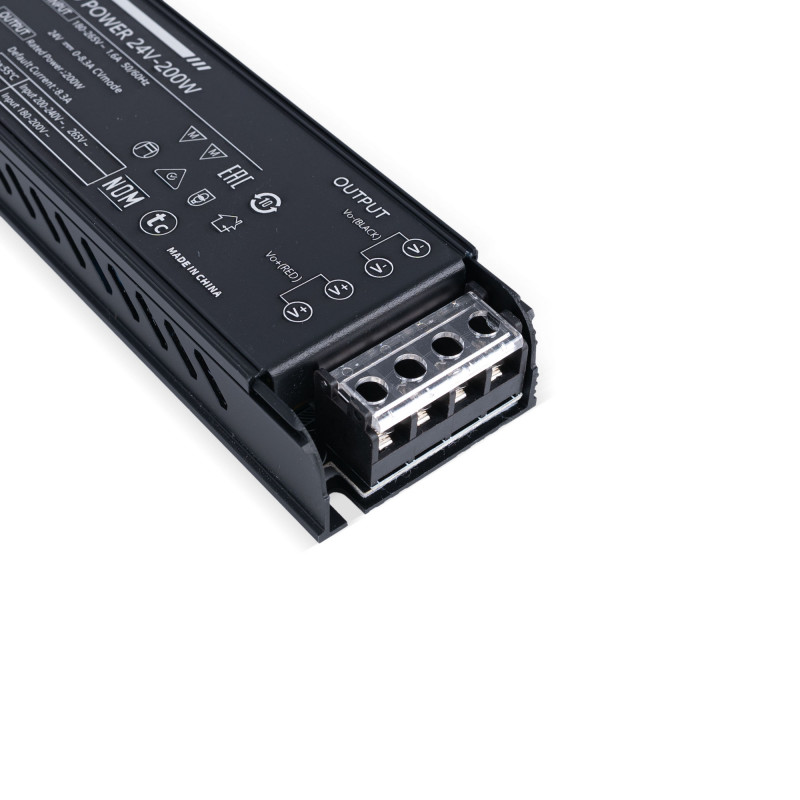 Slanke voeding 200W 24V - 8.3A - Hoog rendement - IP20 Slanke voeding 200W 24V - 8.3A - Hoog rendement - IP20