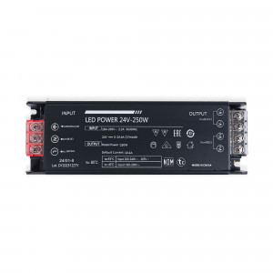 Slanke voeding 250W 24V - 10.4A - Hoog rendement - IP20