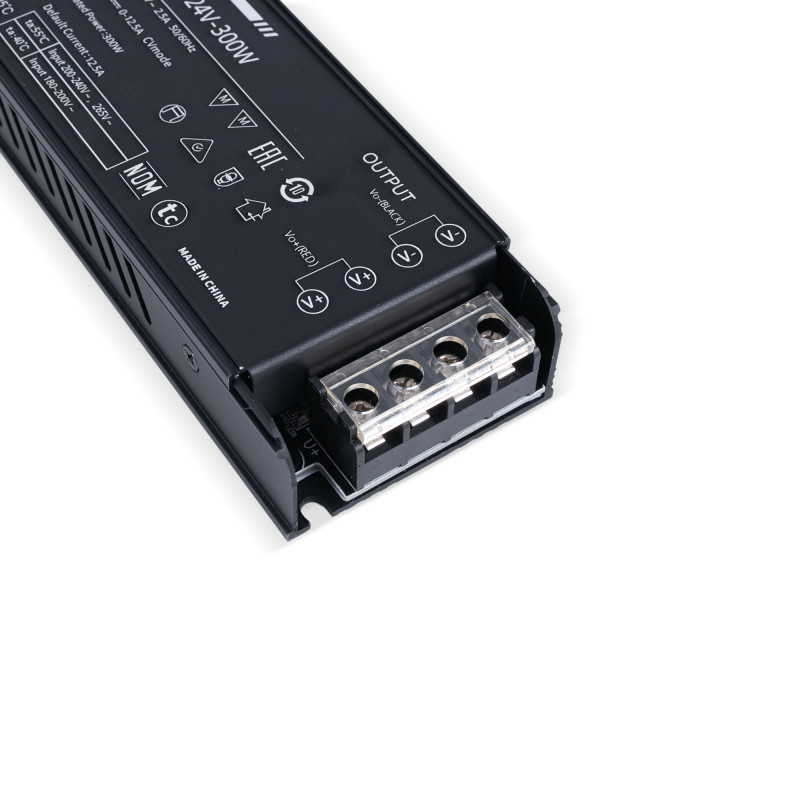 Slanke voeding 300W 24V - 12.5A - Hoog rendement - IP20 Slanke voeding 300W 24V - 12.5A - Hoog rendement - IP20