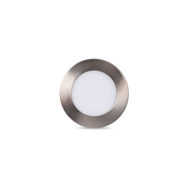 Downlight zilver LED ultra slim 6W - CCT - gesneden Ø 110mm