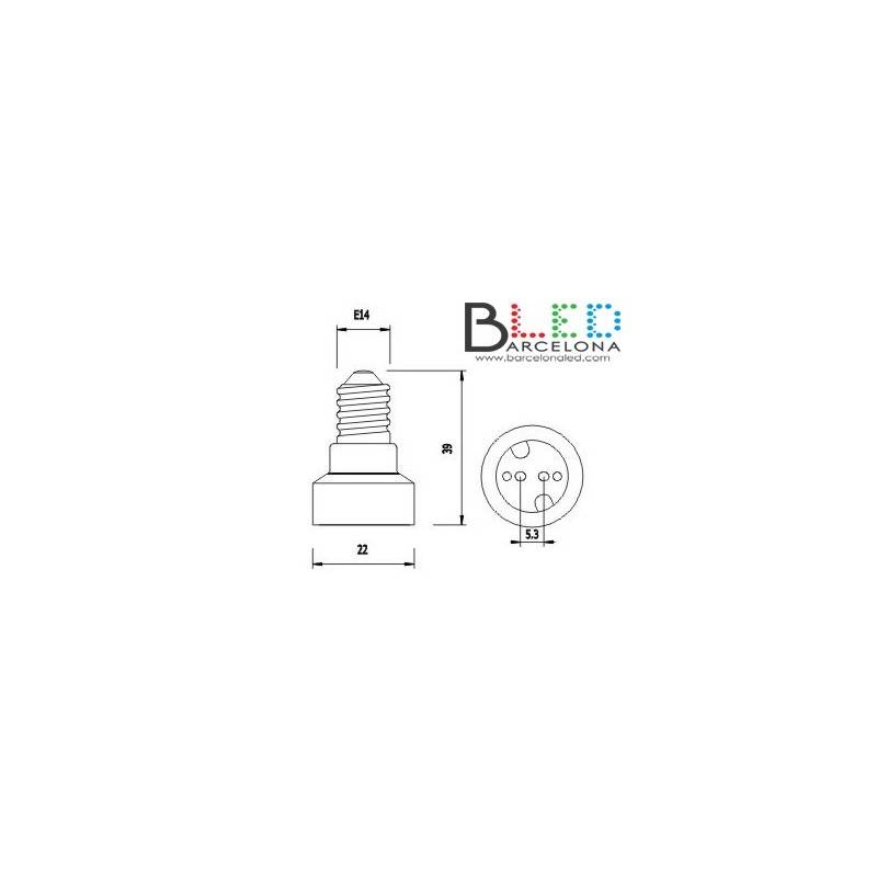 Adapterdraad E14 naar MR16