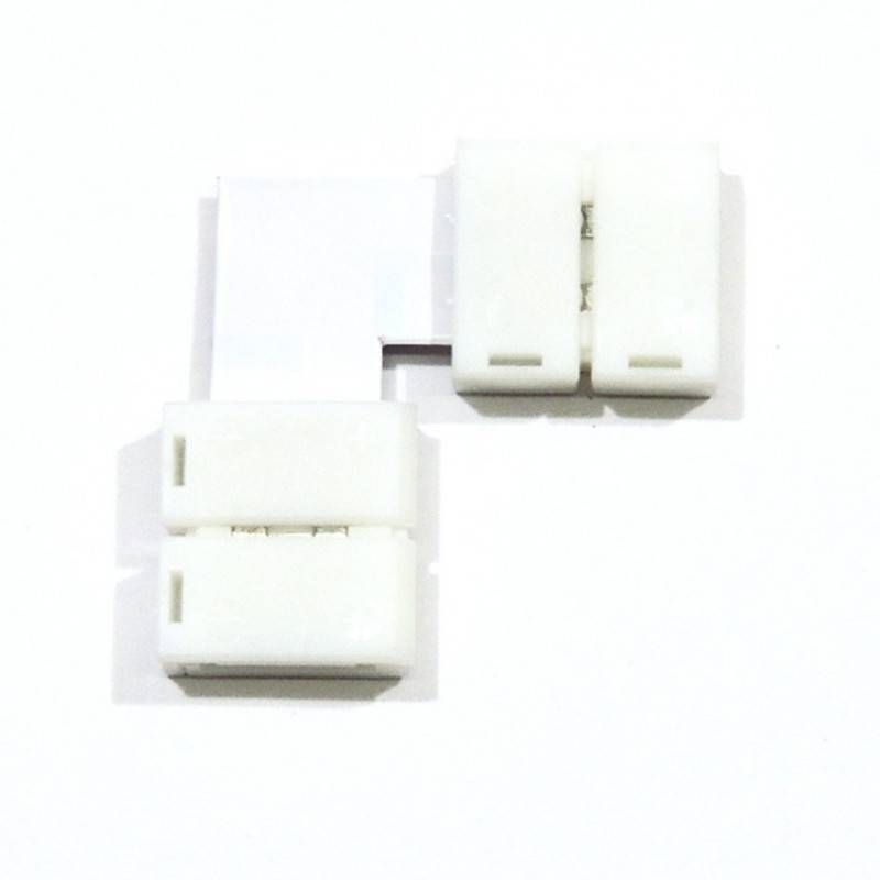 Connector voor LED-strips 10mm voor 90º hoeken