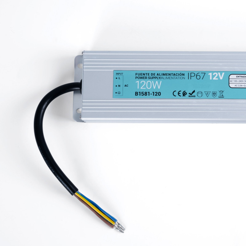 Compacte waterdichte voeding 12V 120W IP67 Compacte waterdichte voeding 12V 120W IP67