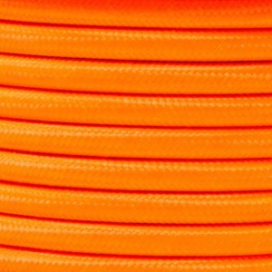 Decoratieve textiel elektrische kabelhaspel 2x0,75 fluorescerende kleuren