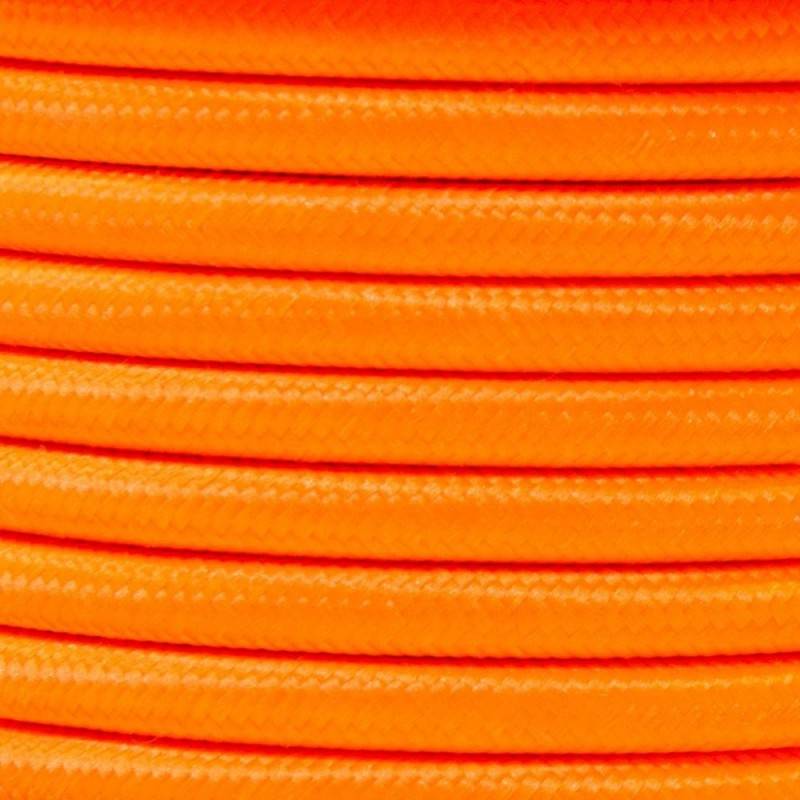 Decoratieve textiel elektrische kabelhaspel 2x0,75 fluorescerende kleuren