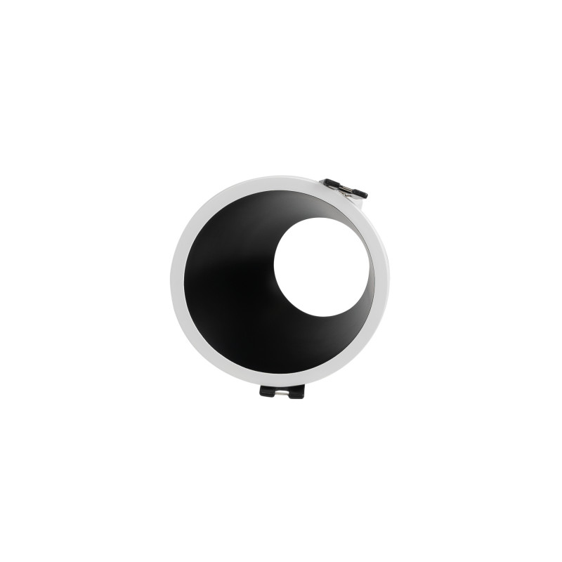 Ronde asymmetrische inbouwspot ring - Laag UGR - uitsparing Ø85mm
