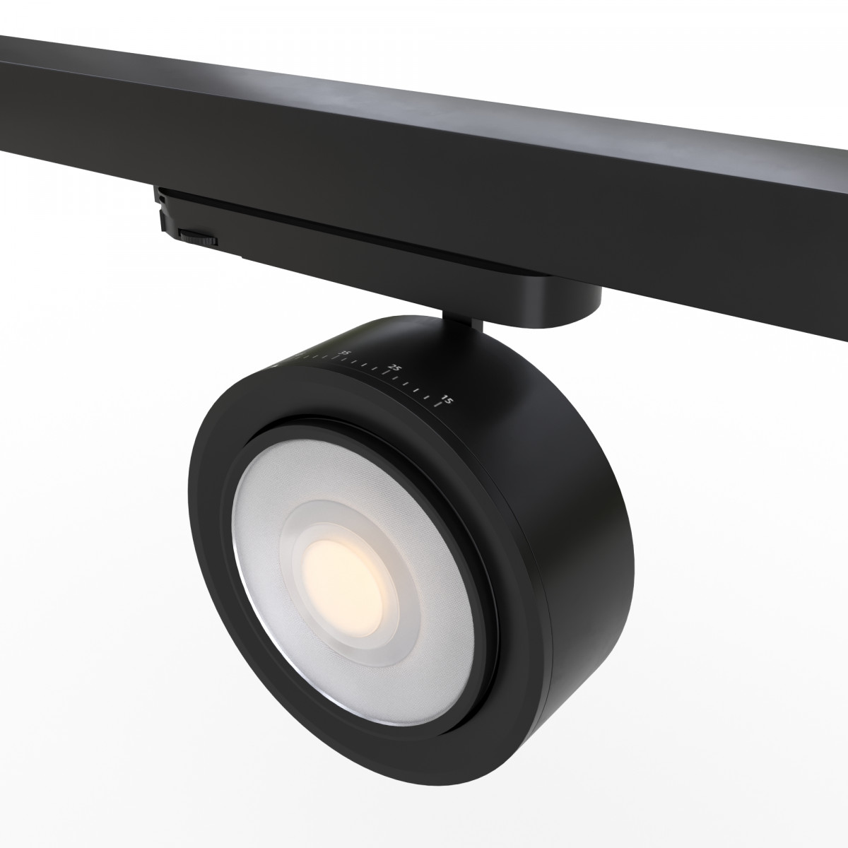 Ronde LED CCT 3-fase Railspot - 35W - ZOOM 15º- 45º - 4000K - CRI 90