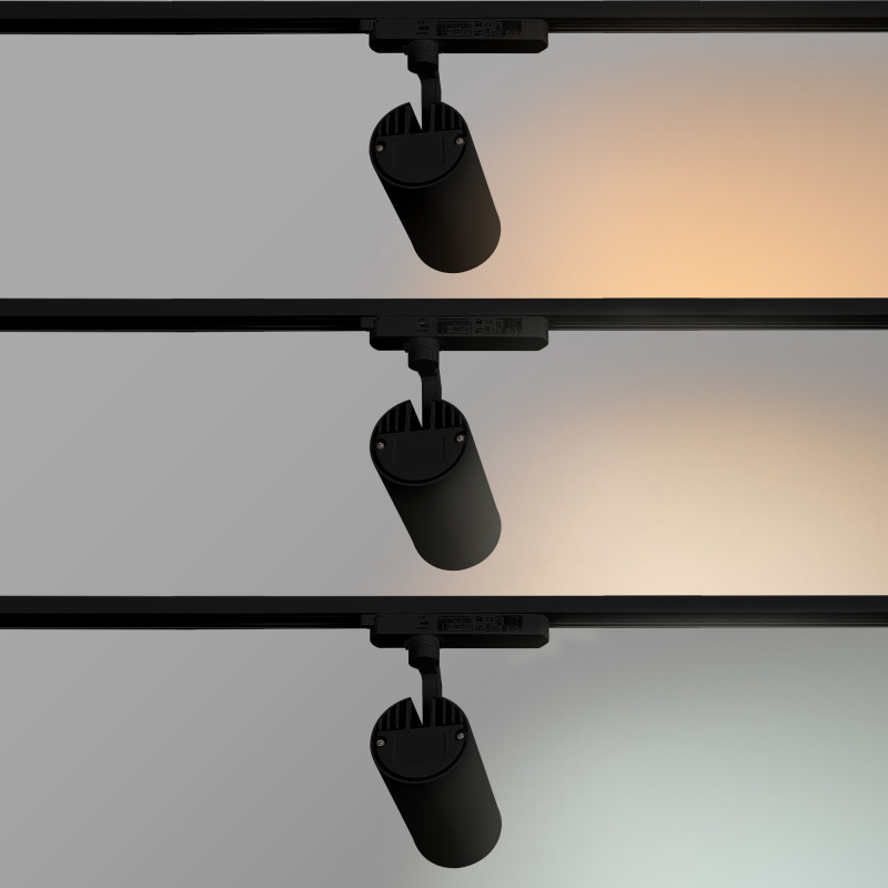 LED CCT 1-fase Railspot – 35W – ZOOM 20º-60º – CRI 90