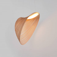 Houten design hanglamp...