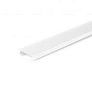 Decoratieve afdekking voor magnetische rail - 1 meter - Wit