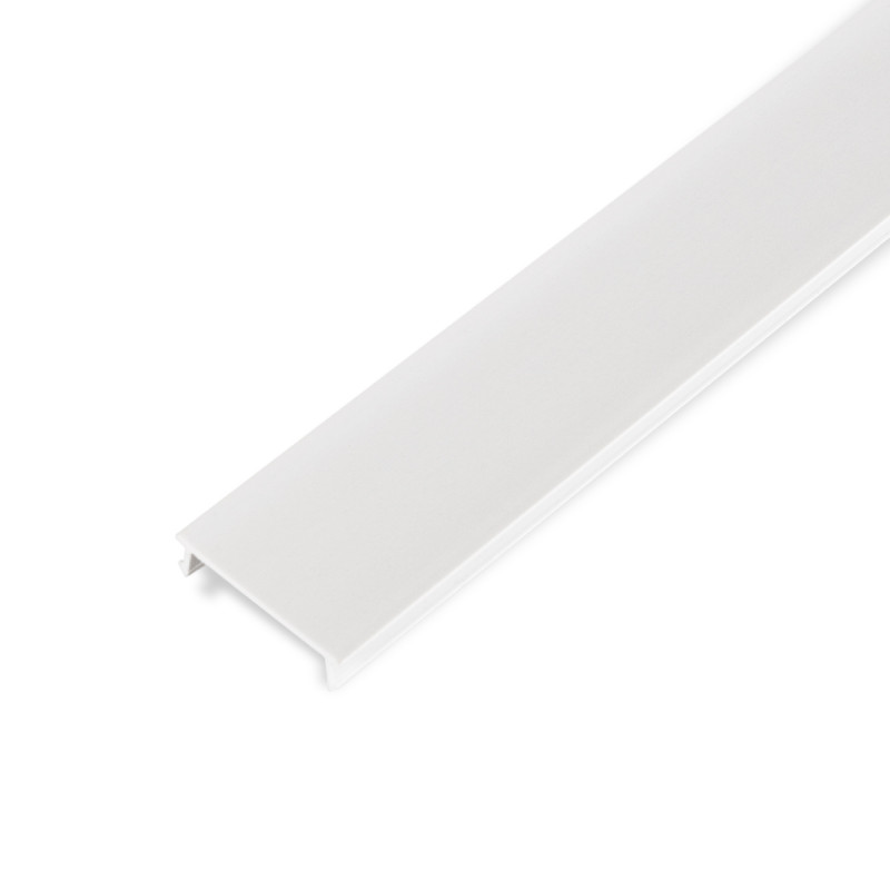 Decoratieve afdekking voor magnetische rail - 2 meter - Wit