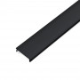 Decoratieve afdekking voor magnetische rail - 1 meter - Zwart