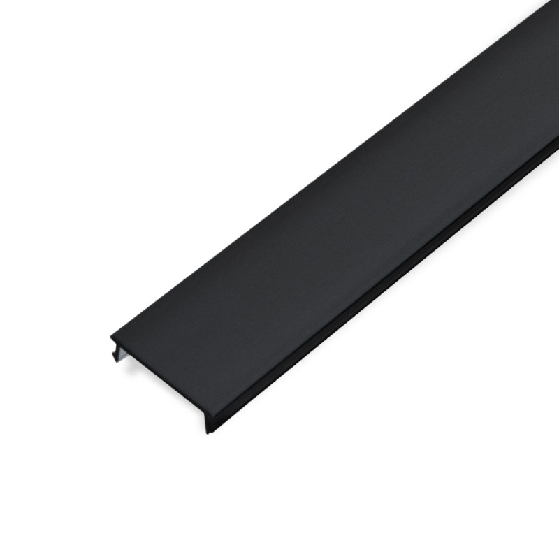 Decoratieve afdekking voor magnetische rail - 1 meter - Zwart Decoratieve afdekking voor magnetische rail - 1 meter - Zwart