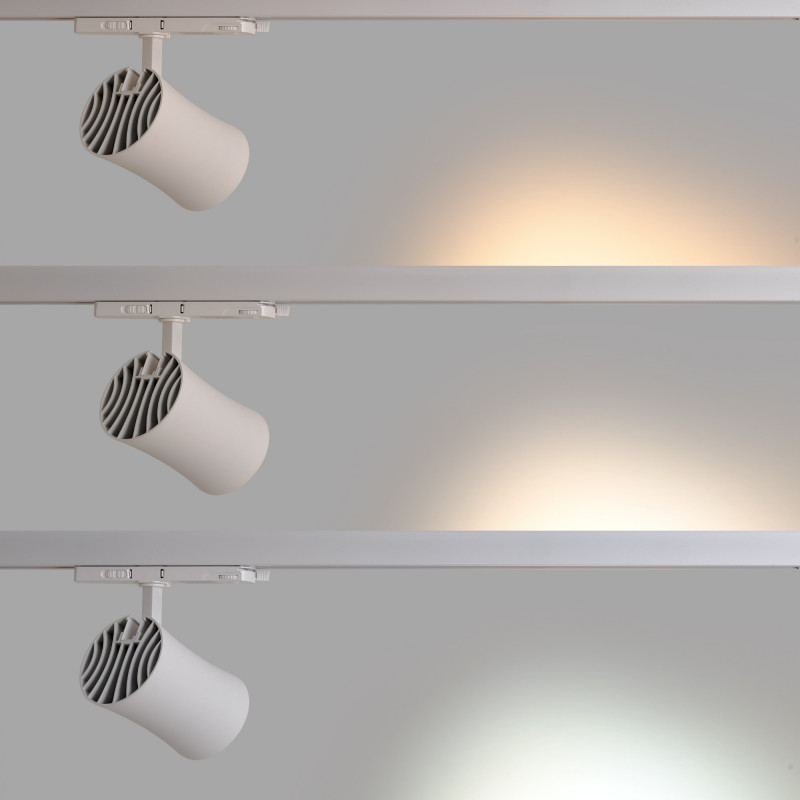 CCT driefasige op rails gemonteerde architecturale LED schijnwerper - 40W - CRI 90 - KGP Driver