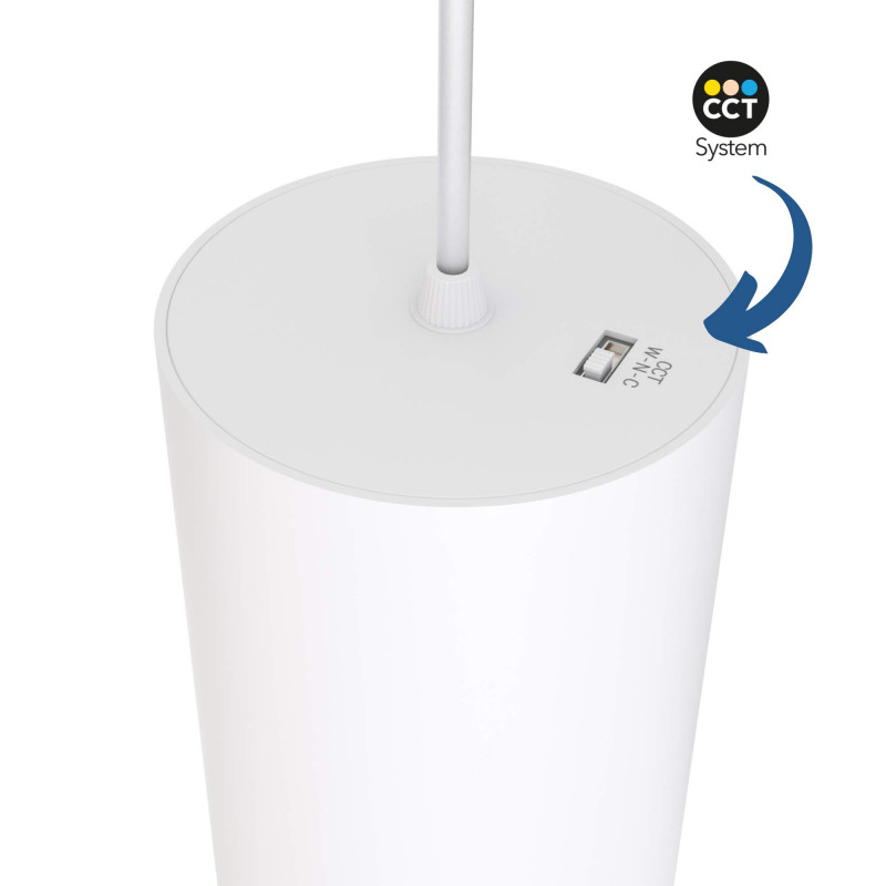 Moderne hanglamp "Roomba" - 10W - CCT - Wit Moderne hanglamp "Roomba" - 10W - CCT - Wit