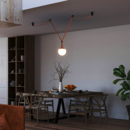 Configureerbare lamp "Axia 3" - KIT 12W bol lamp + geleidende textieltape + accessoires