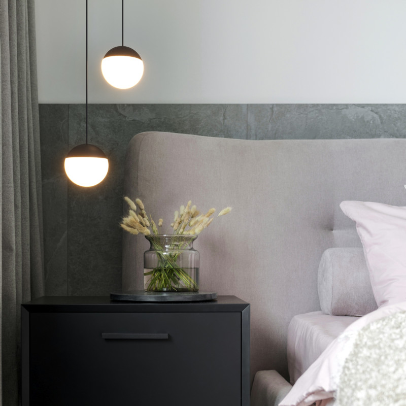 Bolvormige LED hanglamp "ASTRO" - 9W - Warm licht Bolvormige LED hanglamp "ASTRO" - 9W - Warm licht