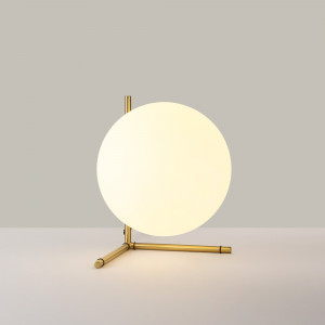 Glazen bol tafellamp "RIPPER 220" - E27 - Ø 22cm