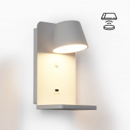 Wandleeslamp met USB-poort...
