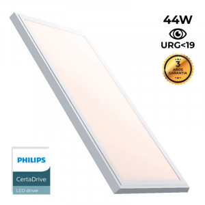 Slank LED opbouwpaneel 120X30 cm - Driver Philips - 44W - UGR19 - Met montagekit